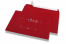 Enveloppes colorées pour Noël - Rouge, avec décorations de Noël | PIT Packaging.ch/fr | Paysdesenveloppes