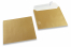 Enveloppes de couleurs nacrées - Or, 155 x 155 mm | PIT Packaging.ch/fr | Paysdesenveloppes