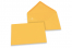 Enveloppes colorées pour cartes de voeux - jaune or, 114 x 162 mm | PIT Packaging.ch/fr | Paysdesenveloppes
