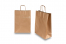 Tragetaschen aus Papier mit gedrehten Papierkordeln - messing, 260 x 120 x 350 mm, 90 Gramm | PIT Packaging.ch | Couvertsbestellen