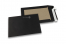 Papprückwandtaschen farbig - Schwarz, 162 x 229 mm | PIT Packaging.ch | Couvertsbestellen