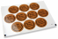 Pastilles adhésives thème communion - la mia prima comunione marron avec la guirlande noire | PIT Packaging.ch/fr | Paysdesenveloppes