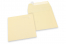 Farbige Couverts Papier - Elfenbein, 160 x 160 mm | PIT Packaging.ch | Couvertsbestellen