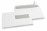 Fenstercouverts, Weiss, 156 x 220 mm (EA5), Fenster rechts 40 x 110 mm, Fensterposition 15 mm von rechts und 66 mm von unten, haftklebeverschluß, 90 Gramm | PIT Packaging.ch | Couvertsbestellen