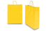 Sacs papier kraft avec anses rondes - jaune, 320 x 120 x 410 mm, 100 gr | PIT Packaging.ch/fr | Paysdesenveloppes