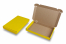 Boîte postale pliante extra-plate - jaune | PIT Packaging.ch/fr | Paysdesenveloppes