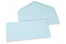 Farbige Couverts  für Glückwunschkarten - Hellblau, 110 x 220 mm | PIT Packaging.ch | Couvertsbestellen