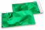 Enveloppes aluminium métallisées colorées - vert  114 x 229 mm | PIT Packaging.ch/fr | Paysdesenveloppes