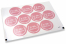 Pastilles adhésives thème baptême - il mio battesimo rose avec la guirlande blanc | PIT Packaging.ch/fr | Paysdesenveloppes