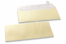 Enveloppes de couleurs nacrées - Champagne, 110 x 220 mm | PIT Packaging.ch/fr | Paysdesenveloppes