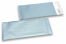 Enveloppes aluminium métallisées mat - bleu glacial 110 x 220 mm | PIT Packaging.ch/fr | Paysdesenveloppes