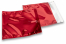 Enveloppes aluminium métallisées colorées - rouge  165 x 165 mm | PIT Packaging.ch/fr | Paysdesenveloppes