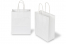 Sacs papier kraft avec anses rondes - blanc, 180 x 80 x 220 mm, 90 gr | PIT Packaging.ch/fr | Paysdesenveloppes