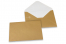 Farbige Couverts  für Glückwunschkarten  - Gold, 114 x 162 mm | PIT Packaging.ch | Couvertsbestellen