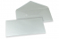 Farbige Couverts für Glückwunschkarten - Silber metallic, 110 x 220 mm | PIT Packaging.ch | Couvertsbestellen