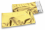 Goldene Metallic Foliencouverts - 114 x 229 mm | PIT Packaging.ch | Couvertsbestellen