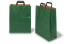 Sacs papier kraft avec anses plates - vert, 320 x 140 x 420 mm | PIT Packaging.ch/fr | Paysdesenveloppes