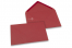 Enveloppes colorées pour cartes de voeux - rouge foncé, 125 x 175 mm | PIT Packaging.ch/fr | Paysdesenveloppes