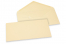 Enveloppes colorées pour cartes de voeux - blanc ivoire, 110 x 220 mm | PIT Packaging.ch/fr | Paysdesenveloppes