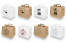 Sacs en papier pour la vente à emporter - blanc et marron | PIT Packaging.ch/fr | Paysdesenveloppes