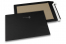 Enveloppes dos carton colorées - Noir, 229 x 324 mm | PIT Packaging.ch/fr | Paysdesenveloppes