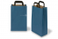 Tragetaschen aus Papier mit flachen Trageriemen - blau, 220 x 105 x 360 mm | PIT Packaging.ch | Couvertsbestellen