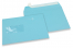Enveloppes à fenêtre colorées - Bleu ciel, 162 x 229 mm (A5), fenêtre à gauche, format de la fenêtre 45 x 90 mm, position de la fenêtre 20 mm à partir de la gauche / 60 mm bord en bas, fermeture par bande adhésive, papier de 120 grammes | PIT Packaging.ch/fr | Paysdesenveloppes