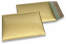 Enveloppes à bulles ECO métallisées mat colorées - or 180 x 250 mm | PIT Packaging.ch/fr | Paysdesenveloppes