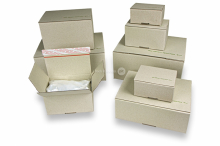 Caisse carton fond automatique Speedbox à base d'herbe | PIT Packaging.ch/fr | Paysdesenveloppes
