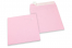 Farbige Couverts Papier - Hellrosa, 160 x 160 mm | PIT Packaging.ch | Couvertsbestellen