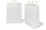 Sacs papier kraft avec anses plates - blanc, 320 x 140 x 420 mm | PIT Packaging.ch/fr | Paysdesenveloppes