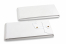 Kartonverpackung mit Kordelverschluss - 110 x 220 x 25 mm, weiß | PIT Packaging.ch | Couvertsbestellen