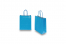 Sacs papier kraft avec anses rondes - bleu, 180 x 80 x 220 mm, 90 gr | PIT Packaging.ch/fr | Paysdesenveloppes