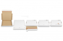 Boîte postale pliante extra-plate avec bande adhésive | PIT Packaging.ch/fr | Paysdesenveloppes