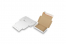 Boîte postale pliante extra-plate avec bande adhésive - 160 x 120 x 25 mm (A6), blanc | PIT Packaging.ch/fr | Paysdesenveloppes