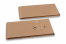 Kartonverpackung mit Kordelverschluss - 110 x 220 x 25 mm, braun | PIT Packaging.ch | Couvertsbestellen