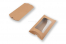 Geschenkverpackung Braun - 114 x 162 x 35 mm - mit Fenster 70 x 120 mm | PIT Packaging.ch | Couvertsbestellen