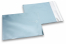 Enveloppes aluminium métallisées mat - bleu glacial 165 x 165 mm | PIT Packaging.ch/fr | Paysdesenveloppes