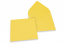 Enveloppes colorées pour cartes de voeux - jaune bouton d'or, 155 x 155 mm | PIT Packaging.ch/fr | Paysdesenveloppes