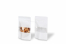 Standbodenbeutel Kraft mit Fenster - Weiß, 110 x 185 x 70 mm, 250 ml | PIT Packaging.ch | Couvertsbestellen