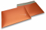 Enveloppes à bulles ECO métallisées mat colorées - orange 320 x 425 mm | PIT Packaging.ch/fr | Paysdesenveloppes