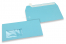 Enveloppes à fenêtre colorées - Bleu ciel, 110 x 220 mm (DL), fenêtre à gauche, format de la fenêtre 45 x 90 mm, position de la fenêtre 20 mm à partir de la gauche / 15 mm bord en bas, fermeture par bande adhésive, papier de 120 grammes | PIT Packaging.ch/fr | Paysdesenveloppes