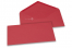 Farbige Couverts  für Glückwunschkarten - Rot, 110 x 220 mm | PIT Packaging.ch | Couvertsbestellen