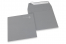 Farbige Couverts Papier - Grau, 160 x 160 mm | PIT Packaging.ch | Couvertsbestellen