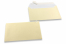 Champagnerfarbene Couverts mit Perlmutteffekt - 114 x 162 mm | PIT Packaging.ch | Couvertsbestellen