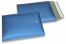 Enveloppes à bulles ECO métallisées mat colorées - bleu foncé 180 x 250 mm | PIT Packaging.ch/fr | Paysdesenveloppes