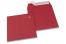 Enveloppes papier colorées - Rouge foncé, 160 x 160 mm | PIT Packaging.ch/fr | Paysdesenveloppes