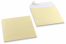 Enveloppes de couleurs nacrées - Champagne, 170 x 170 mm | PIT Packaging.ch/fr | Paysdesenveloppes