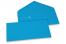 Enveloppes colorées pour cartes de voeux - bleu océan, 110 x 220 mm | PIT Packaging.ch/fr | Paysdesenveloppes