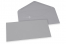 Enveloppes colorées pour cartes de voeux - gris, 110 x 220 mm | PIT Packaging.ch/fr | Paysdesenveloppes